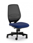 Poltrona ergonomica con schienale a rete - Rivestimento ignifugo - Movimento sincronizzato a 5 posizioni -CAM