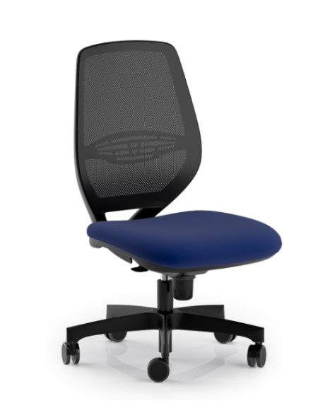 Poltrona ergonomica con schienale a rete - Rivestimento ignifugo - Movimento sincronizzato a 5 posizioni -CAM