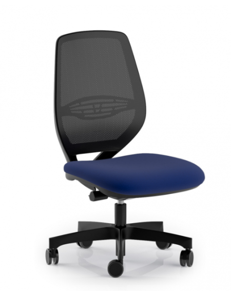 Poltrona ergonomica con schienale a rete - Rivestimento ignifugo - Movimento sincronizzato con traslatore  -CAM