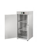 Mobiletto scaldapiatti in acciaio inox per N° 60 piatti - ØMax Piatti cm 32 - Dimensioni max cm 40x41x90h