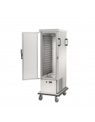 Armadio portateglie refrigerato in acciaio inox, con struttura rinforzata - refrigerazione ventilata +2°C +10°C - 16x1/1GN