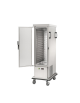 Armadio portateglie refrigerato in acciaio inox, con struttura rinforzata - refrigerazione ventilata +2°C +10°C - 16x1/1GN
