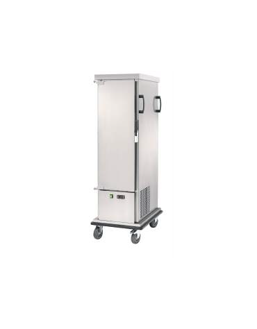 Armadio refrigerato inox portateglie 16x1/1GN - struttura rinforzata - refrigerazione ventilata +2°C +10°C - cm 55x78x166h