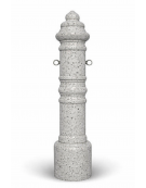 DISSUASORE TRAFFICO PARCHEGGIO VERTICALE ALTO STORICO IN CEMENTO COLORE GRIGIO PIETRA - CM Ø28x121h - CAM