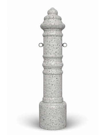 DISSUASORE TRAFFICO PARCHEGGIO VERTICALE ALTO STORICO IN CEMENTO COLORE GRIGIO PIETRA - CM Ø28x121h - CAM