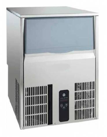 Fabbricatore di ghiaccio a cubetto pieno da Kg 50 giornalieri di produzione-Contenitore da Kg 25-Raffreddamento ad acqua o aria