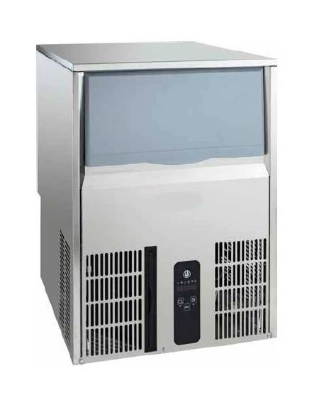 Fabbricatore di ghiaccio a cubetto pieno da Kg 50 giornalieri di produzione-Contenitore da Kg 25-Raffreddamento ad acqua o aria