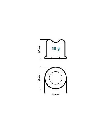 Fabbricatore di ghiaccio a cubetto pieno da Kg 50 giornalieri di produzione-Contenitore da Kg 25-Raffreddamento ad acqua o aria