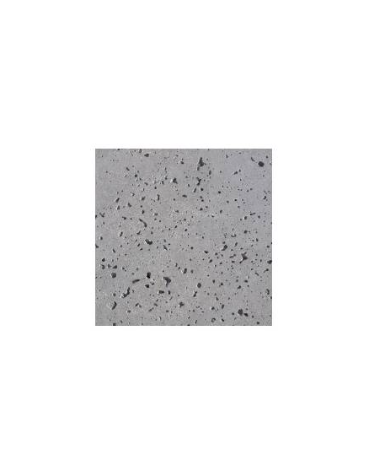 Panchina rettangolare in cemento calcestruzzo colore Grigio pietra - gambe in metallo - cm 200x75x42h - CAM