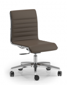 Poltrona visitatore girevole - cuciture lineari e rivestimento ignifugo - Piastra a gas - Certificata CAM