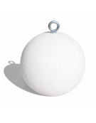 Dissuasore traffico Sferico in cemento - diametro cm 50 - Colore bianco pietra - Conforme ai CAM