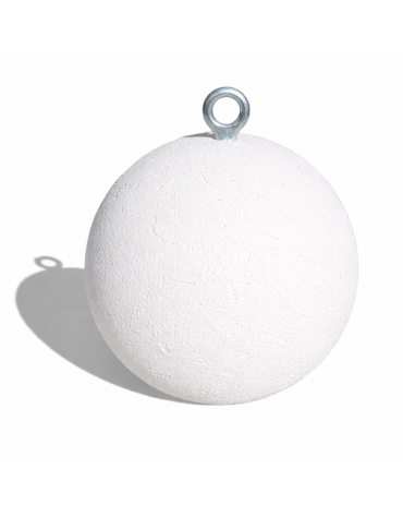 Dissuasore traffico Sferico in cemento - diametro cm 50 - Colore bianco pietra - Conforme ai CAM