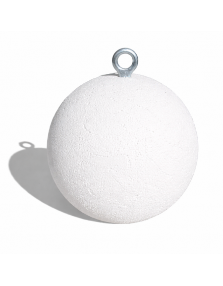 Dissuasore traffico Sferico in cemento - diametro cm 50 - Colore bianco pietra - Conforme ai CAM