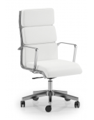 Poltrona direzionale con cuscini imbottiti e braccioli - rivestimento ignifugo - Piastra a gas - Certificata CAM