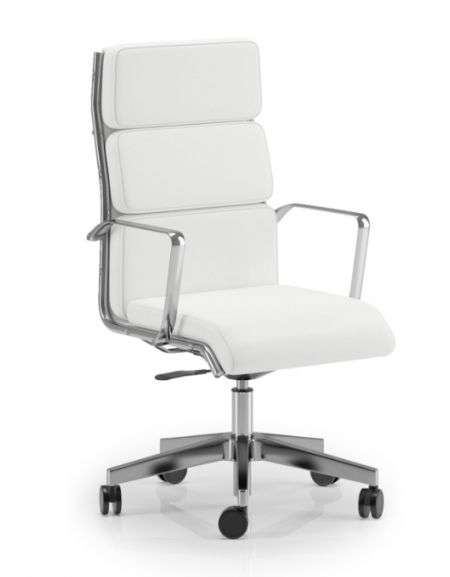 Poltrona direzionale con cuscini imbottiti e braccioli - rivestimento ignifugo - Piastra a gas - Certificata CAM