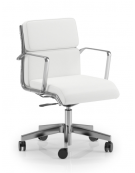 Poltrona semidirezionale con cuscini imbottiti e braccioli - rivestimento ignifugo - Piastra a gas - Certificata CAM