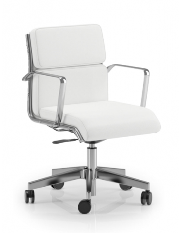 Poltrona semidirezionale con cuscini imbottiti e braccioli - rivestimento ignifugo - Piastra a gas - Certificata CAM