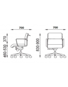 Poltrona semidirezionale con cuscini imbottiti e braccioli - rivestimento ignifugo - Piastra a gas - Certificata CAM
