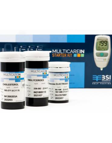 KIT MULTICARE “IN” - manuale su CD multilingue - per l’autocontrollo periodico dei fattori colesterolo, trigliceridi e glucosio