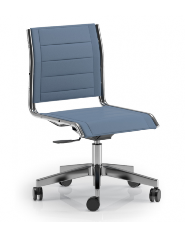 Poltrona visitatore girevole - imbottitura separata e rivestimento ignifugo - Piastra a gas - Certificata CAM