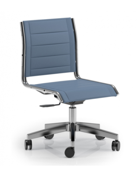 Poltrona visitatore girevole - imbottitura separata e rivestimento ignifugo - Piastra a gas - Certificata CAM