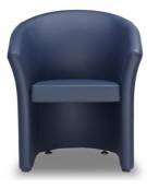 Poltrona attesa con struttura in legno massello e piedini - Rivestimento e colore a scelta - cm 70x50x76h