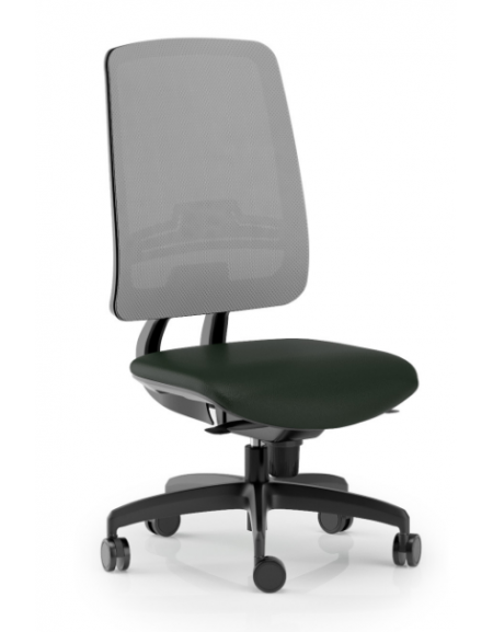 Poltrona schienale alto in rete - rivestimento ignifugo - Movimento sincronizzato - Certificata CAM