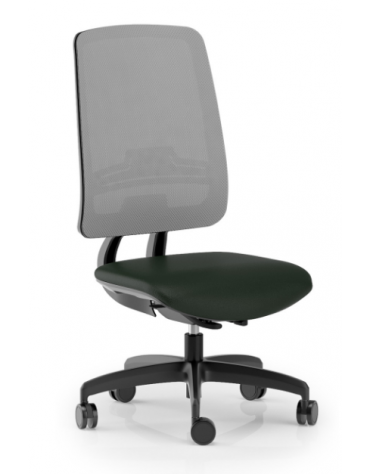 Poltrona schienale alto in rete - rivestimento ignifugo - Movimento sincronizzato autobalance - CAM