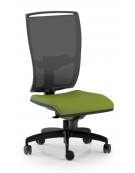 Poltrona schienale alto in rete - rivestimento ignifugo - Movimento sincronizzato - Certificata CAM