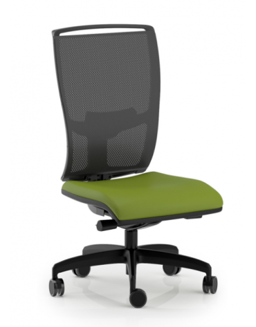 Poltrona schienale alto in rete - rivestimento ignifugo - Movimento sincronizzato con traslatore - CAM