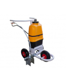 Carrello segnacampo con pompa elettrica a batteria a vernice ecologica