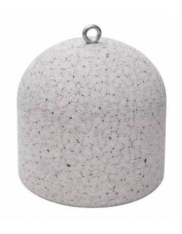 DISSUASORE VERTICALE BASSO IN CEMENTO DA KG 200 - COLORE GRIGIO PIETRA - CM 52x52x52H - Conforme ai CAM