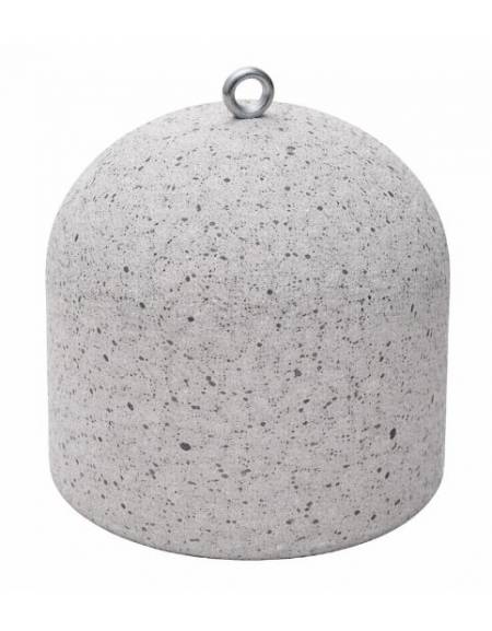 DISSUASORE VERTICALE BASSO IN CEMENTO DA KG 200 - COLORE GRIGIO PIETRA - CM 52x52x52H - Conforme ai CAM