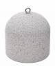 DISSUASORE VERTICALE BASSO IN CEMENTO DA KG 200 - COLORE GRIGIO PIETRA - CM 52x52x52H - Conforme ai CAM