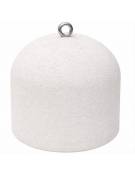 DISSUASORE VERTICALE BASSO IN CEMENTO DA KG 200 - COLORE BIANCO PIETRA - CM 52x52x52H - Conforme ai CAM