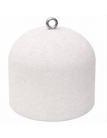 DISSUASORE VERTICALE BASSO IN CEMENTO DA KG 200 - COLORE BIANCO PIETRA - CM 52x52x52H - Conforme ai CAM