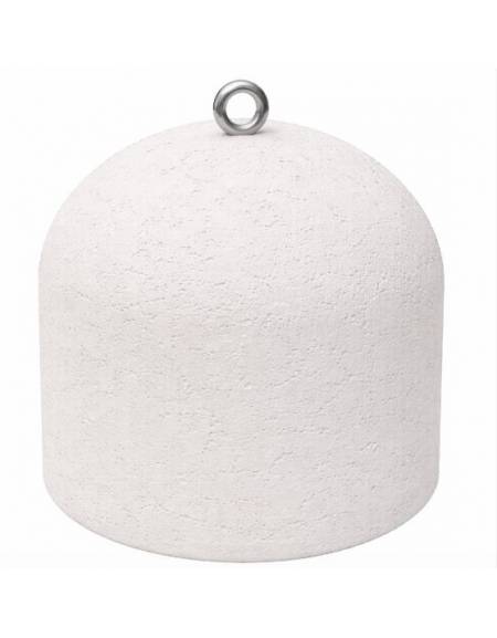 DISSUASORE VERTICALE BASSO IN CEMENTO DA KG 200 - COLORE BIANCO PIETRA - CM 52x52x52H - Conforme ai CAM
