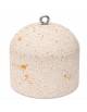 DISSUASORE VERTICALE BASSO IN CEMENTO DA KG 200 - COLORE BIANCO TRAVERTINO - CM 52x52x52H - Conforme ai CAM