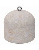 DISSUASORE VERTICALE BASSO IN CEMENTO DA KG 200 - COLORE GRIGIO TRAVERTINO - CM 52x52x52H - Conforme ai CAM