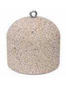 DISSUASORE VERTICALE BASSO IN CEMENTO DA KG 200 - COLORE GRIGIO SABBIATO - CM 52x52x52H - Conforme ai CAM