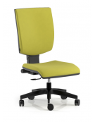 Poltrona schienale medio senza braccioli - Meccanismo contatto permanente - rivestimento ignifugo - CAM