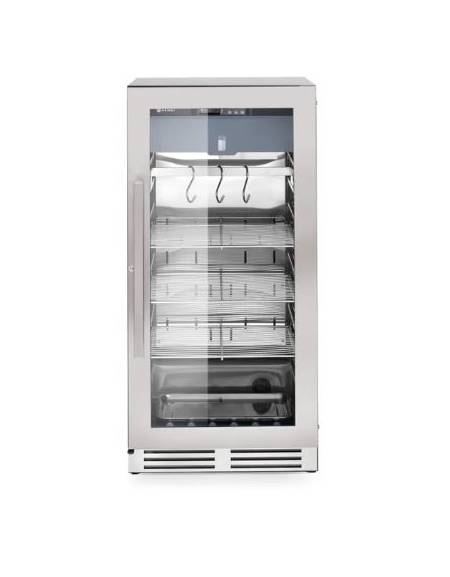 Frigorifero basso per la frollatura DRY AGED della carne con porta a vetro - Capacità Lt 233 - cm 59,5x76x127h