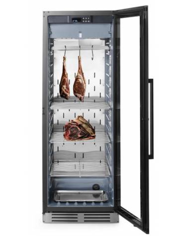 Armadio per la frollatura carne Dry Age con esterno in grigio scuro - capacità Lt. 352  - Intervallo di umidità regolabile: 60-8