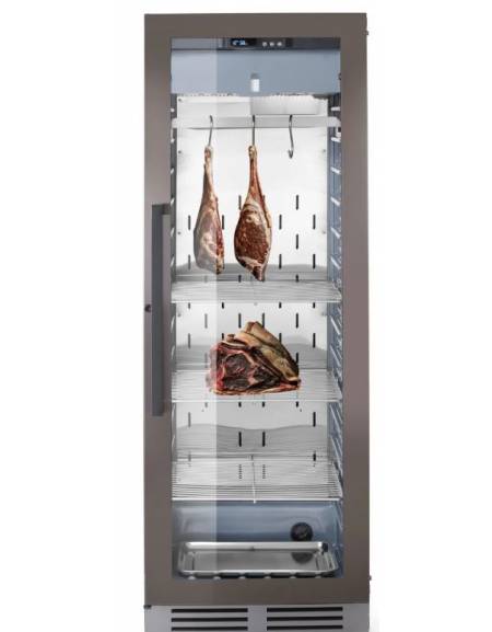Armadio per la frollatura carne Dry Age con esterno in grigio scuro - capacità Lt. 352  - Intervallo di umidità regolabile: 60-8