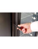 Armadio per la frollatura carne Dry Age con esterno in grigio scuro - capacità Lt. 352  - Intervallo di umidità regolabile: 60-8