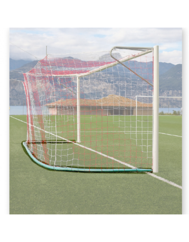 Coppia tubi zavorra in PVC flessibile - diametro 50 mm - per porte calcio regolamentari