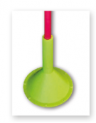 Paletto slalom realizzato in PVC, diametro mm 32, con base - Altezza cm 175