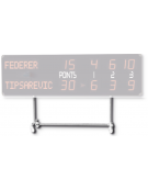 Carrello per sostegno e trasporto tabelloni elettronici segnapunti tennis per esterno