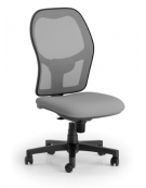 Poltrona schienale alto in rete senza braccioli - Meccanismo sincronizzato a 5 posizioni - CAM