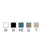 Sedia con struttura in polipropilene - cm 43,5x40x77,5h